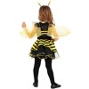 HalloweenCostumes.com 2T/4T Girl Toddler Lil Bee Costume,  Bumbblebee Outfits for Girls, Yellow/Black - 3 of 4