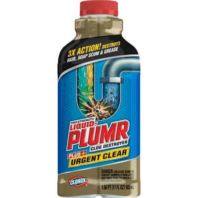 liquid plumr clog destroyer plus hair clog eliminator