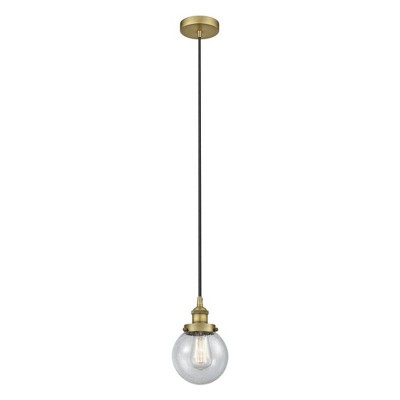 Beacon - 1 Light Mini Pendant In Industrial Style-9.5 Inches Tall and 6 Inches Wide