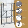 SUGIFT Folding 4 Shelves Gray - image 3 of 4