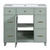 NicBex 36" Bathroom Storage Cabinet with Sink, Bathroom Cabinets with 1 Spacious Cabinet, 3 Storage Drawers for Bathroom - 4 of 4