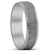 Pompeii3 Mens 10K Black Gold Textured Wedding Band - 3 of 4