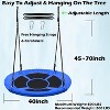 Hotraffy 40 Inch Green Saucer Tree Swing Set for Kids Adults 500lb Weight Capacity Waterproof Flying Swing Seat Outdoor Playground, Backyard - 4 of 4