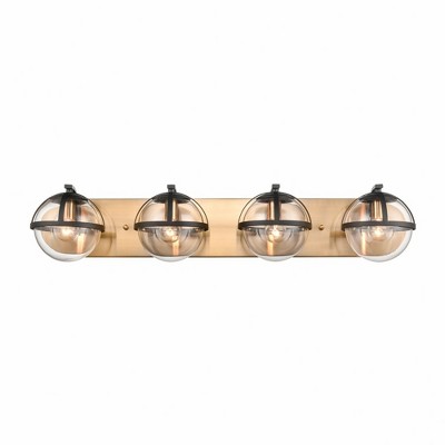 Elk Home Davenay 4 - Light Vanity in  Satin Brass
