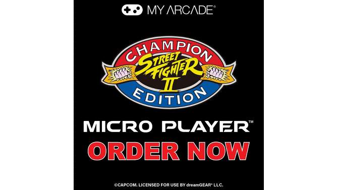 MyArcade Street Fighter II Champion Edition Micro Player Retro Arcade, 2 of 8, play video