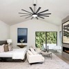 Airsurfer 72" Ceiling Fan with Light and Remote Control 6-Speed Quiet DC Motor Ceiling Fan with 12 Reversible Blades, 3 Colors LED Light - 2 of 4