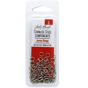 John Bead 100pcs (5mm) Stainless Steel Jump Ring Jewelry Findings Kit - 1 of 1