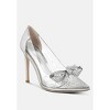Erika Metallic Embellished Clear Pumps - 3 of 4
