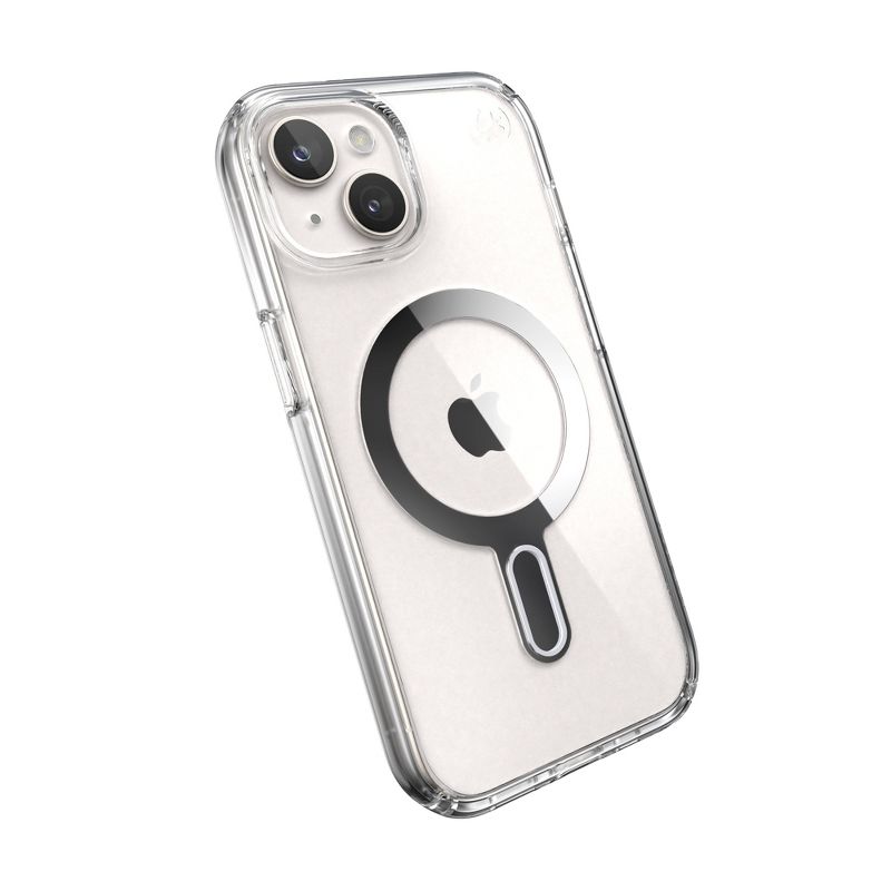 Speck Apple iPhone 15/iPhone 14/iPhone 13 Presidio Perfect Clear Case with MagSafe, 6 of 9