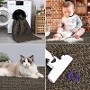 Modern Hallway Runner Rug, Washable Non-Slip Low Pile Carpet, Soft Stain-Resistant Faux Wool Rug for Kitchen, Bedroom - 4 of 4