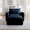 Corduroy Sofa Couch,Modular Sofa With Storage Ottoman,Deep Seat Couch,Sofa Couch For Living Room,Apartment-Cuddlewood - 3 of 4