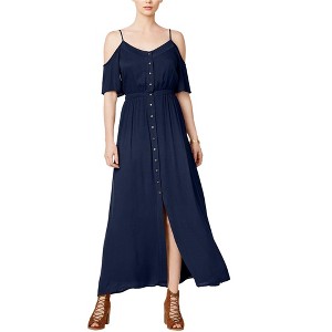 maison Jules Womens Cold Shoulder A-line Dress - 1 of 1
