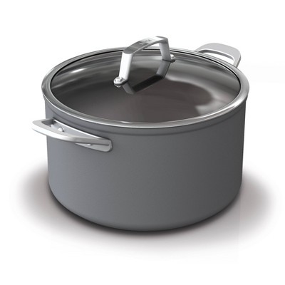 Ninja Foodi NeverStick Premium Hard-Anodized 8qt Stock Pot with Glass Lid C30480