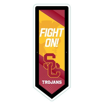 Evergreen Ultra-Thin Glazelight LED Wall Decor, Pennant, University of Southern California- 9 x 23 Inches Made In USA