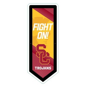 Evergreen Ultra-Thin Glazelight LED Wall Decor, Pennant, University of Southern California- 9 x 23 Inches Made In USA - 1 of 4