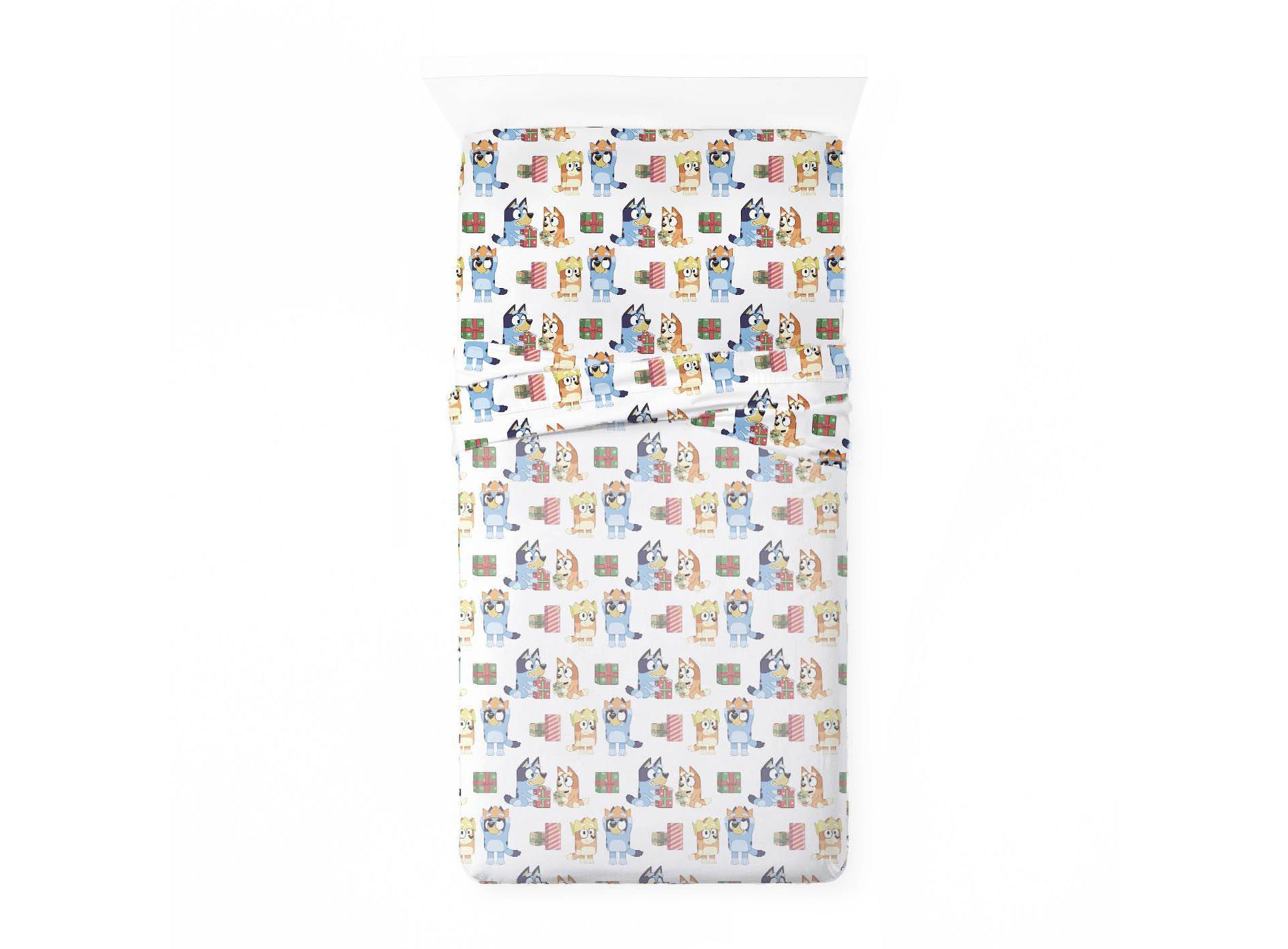 Bluey Twin Holiday Sheet Set