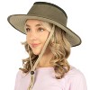 SUN Cube Sun Hat For Men, Women Wide Brim Safari Hat, Hiking Hat UV Sun Protection, Bucket Boonie Hat - 2 of 4