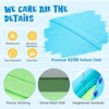 Tangkula Inflatable Water Slide Blowup Water Park with Dual Slides Climbing Wall  Large Splash Pool Dual Water Cannons (with 584W Blower) - 4 of 4