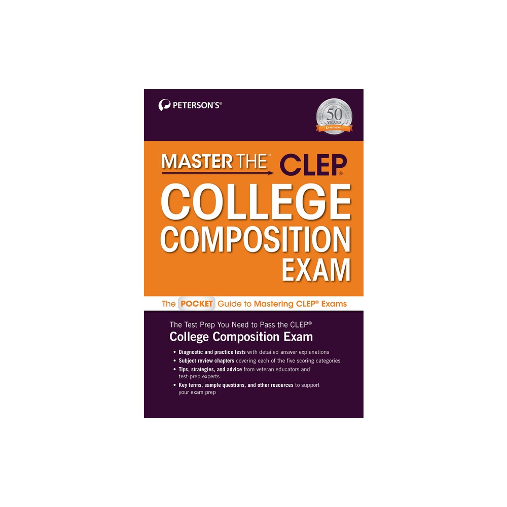 Master the CLEP College Composition - by Petersons (Paperback)