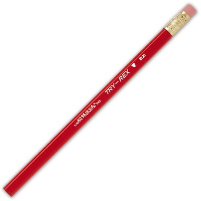 Moon Products Try Rex Pencil, Jumbo With Eraser, Pack of 12/3 Packs