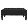 vidaXL Footstool Black 30.3"x21.7"x12.2" Fabric - 4 of 4
