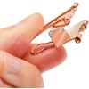 Bright Creations 100 Pack 0.75 in Rose Gold Binder Clips Paper Clips Clamps File Clips for Office School Supplies - 4 of 4