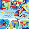 BlueAcorn 7-in-1 Inflatable Bounce House indoor and outdoor, L 126" x W 161" x H 73" - 3 of 4