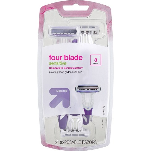 Women's Triple Blade Disposable Razor 4ct - Up & Up™ : Target