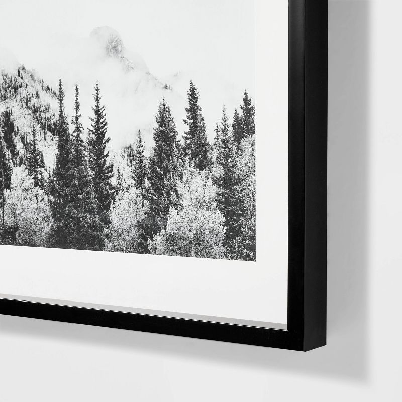 30&#34; x 24&#34; Foggy Mountains Framed Wall Art - Threshold&#8482; designed with Studio McGee, 4 of 5