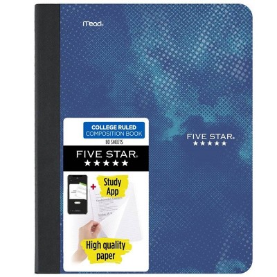 Five Star Active Comp Book 80ct Blue