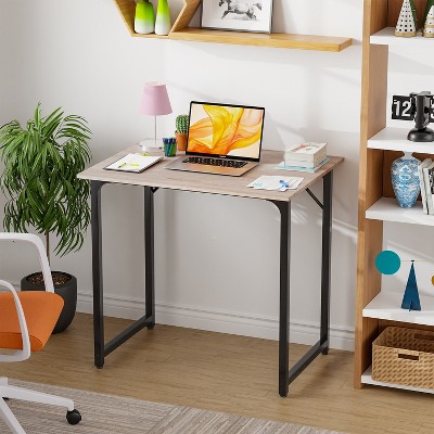 Nature Adjustable Height Melamine Veneer Computer Desk