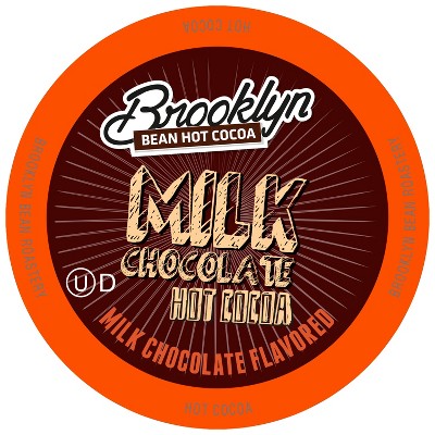 Brooklyn Beans Milk Chocolate Hot Cocoa Pods for Keurig K Cup Brewers, 40 Count
