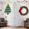 6.5 Ft Artificial Christmas Tree with  LED Lights  and 818 Branches, Xmas Decoration - 3 of 4