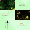 TopComfy Christmas Tree Stands 2 Pack Christmas Tree Outdoor use Artificial Christmas Tree Pine Cordless for Outdoor, Green, 21.67"*7.88"*7.88" - 4 of 4