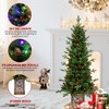 NAYSAYE Christmas Tree Stand 4FT Tree 396 Tips with Metal Stand for Christmas Decorations, Green, 22"*48"*4.84" - 4 of 4