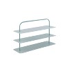 happimess Minimalist 24.5" 9-Pair 3-Tier Iron Thin Flat Plate Shoe Rack - image 2 of 4