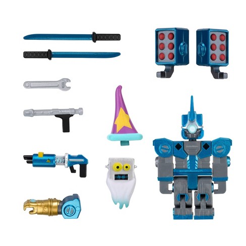 Roblox Avatar Shop Series Collection Future Tense Figure Pack Includes Exclusive Virtual Item Target - halo gun pack roblox