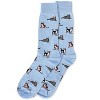 Memoi Men's Hip Cool Cats Bamboo Blend Novelty Crew Socks - 3 of 4
