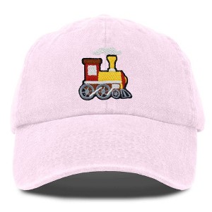 Dalix Train Cotton Dad Hat Adjustable Soft Baseball Cap Mens - 1 of 4