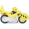 PAW Patrol Moto Pups Rubble's Deluxe Pull-Back Motorcycle Vehicle with Wheelie Feature & Toy Figure, Kids Toys for Ages 3 & Up - 4 of 4