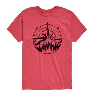 Boys' - Instant Message - Compass Nature Scene Short Sleeve Graphic T-Shirt - 1 of 4