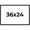 PosterPalooza | 36x24 Bamboo Picture Frame, UV Acrylic, 4 Finishes - Brown, Black, Gold, and Natural - 2 of 4