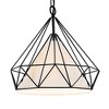 CWI Lighting Diamond 1 Light Down Pendant With Black Finish - 2 of 4