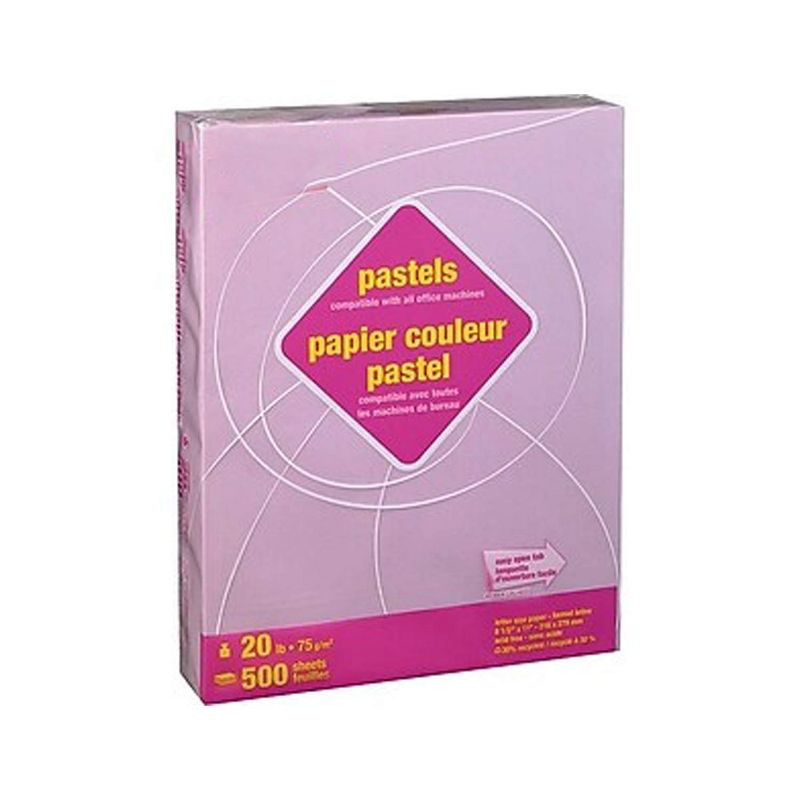 Staples Pastel Colored Copy Paper 8 1/2" x 11" Lilac 500/Ream (14782) 678826, 2 of 6