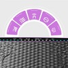 NAYSAYE Vibration Plate Exercise Machine Whole Body for Lymphatic Drainage Shaking Workout Board and Weight Loss for Women, Purple, 20.5"*14.2"*4.5" - 2 of 4