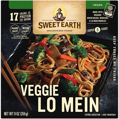 Sweet Earth Frozen Vegan Veggie LoMein Bowl - 9oz