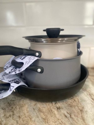 Disney Mickey Pot Frying Pan 20cm Lid Removable Handle Set of 4