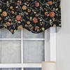 RLF Home Modern Design Classic Nightfall Regal Style Window Valance 50" x 17" Black - 3 of 4