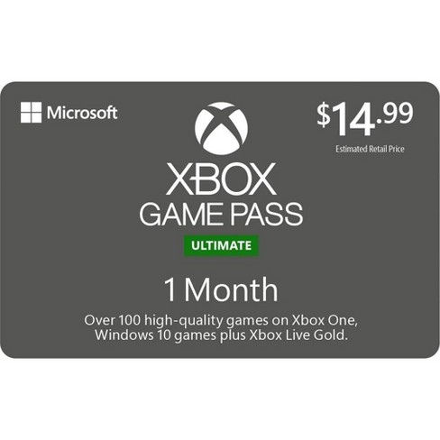 Xbox Game Pass Ultimate 1 Month Xbox One Digital Target - any gamepass free roblox