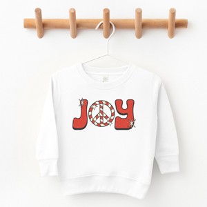 The Juniper Shop Joy Peace Sign Toddler Sweatshirt - 1 of 4